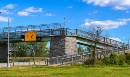 1631 Jacob Riis Pedestrian Overpass Bridge